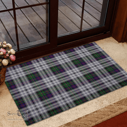 Scottish MacCallum (Malcolm) Dress 02 Clan Tartan Rubber Door Mat - Classic Scottish Plaid Tartan Plaid