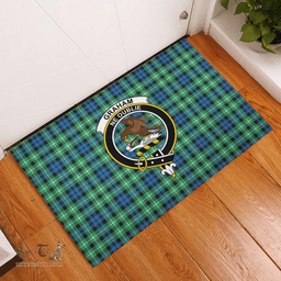 Scottish Graham of Montrose Ancient Clan Tartan Rubber Door Mat - Classic Scottish Plaid Tartan Plaid