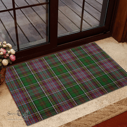 Scottish Anderson of Kinneddar Hunting Clan Tartan Rubber Door Mat - Classic Scottish Plaid Tartan Plaid