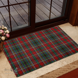Scottish Anderson of Ardbrake Clan Tartan Rubber Door Mat - Classic Scottish Plaid Tartan Plaid