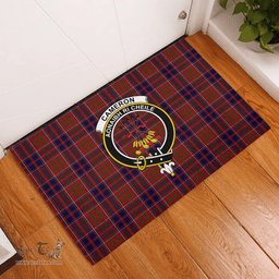 Scottish Cameron of Locheil Original Clan Tartan Rubber Door Mat - Classic Scottish Plaid Tartan Plaid