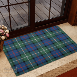 Scottish Davidson of Tulloch 01 Clan Tartan Rubber Door Mat - Classic Scottish Plaid Tartan Plaid