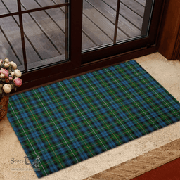 Scottish Campbell of Argyll 02 Clan Tartan Rubber Door Mat - Classic Scottish Plaid Tartan Plaid