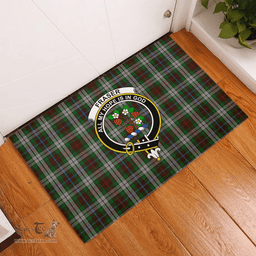 Scottish Fraser Hunting Dress Clan Tartan Rubber Door Mat - Classic Scottish Plaid Tartan Plaid