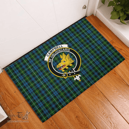 Scottish Campbell of Argyll (no guards) Clan Tartan Rubber Door Mat - Classic Scottish Plaid Tartan Plaid