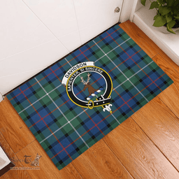 Scottish Davidson of Tulloch 01 Clan Tartan Rubber Door Mat - Classic Scottish Plaid Tartan Plaid
