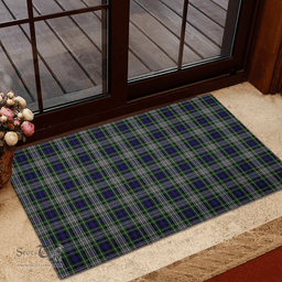 Scottish Davidson of Tulloch Dress 01 Clan Tartan Rubber Door Mat - Classic Scottish Plaid Tartan Plaid
