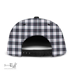 Scottish MacRae Dress Modern Clan Tartan Snapback Hat - Crest Classic Scottish Plaid Tartan Plaid