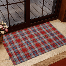 Scottish Drummond of Perth Dress 02 Clan Tartan Rubber Door Mat - Classic Scottish Plaid Tartan Plaid