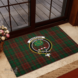 Scottish Anderson Coulson Bonner 01 Clan Tartan Rubber Door Mat - Classic Scottish Plaid Tartan Plaid