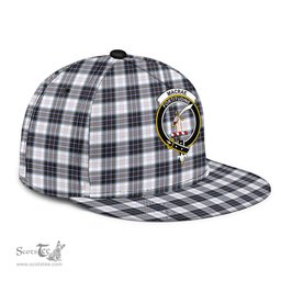 Scottish MacRae Dress Modern Clan Tartan Snapback Hat - Crest Classic Scottish Plaid Tartan Plaid