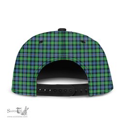 Scottish Murray of Atholl Ancient Clan Tartan Snapback Hat - Crest Classic Scottish Plaid Tartan Plaid