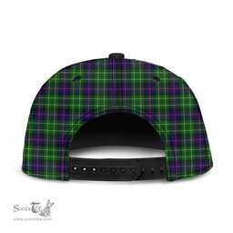 Scottish Leslie Hunting Clan Tartan Snapback Hat - Crest Classic Scottish Plaid Tartan Plaid