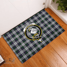 Scottish Campbell of Cawdor Dress Clan Tartan Rubber Door Mat - Classic Scottish Plaid Tartan Plaid