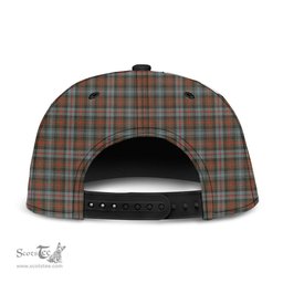 Scottish Murray of Atholl Weathered Clan Tartan Snapback Hat - Crest Classic Scottish Plaid Tartan Plaid