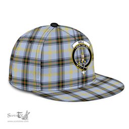 Scottish Bell of the Borders Clan Tartan Snapback Hat - Crest Classic Scottish Plaid Tartan Plaid