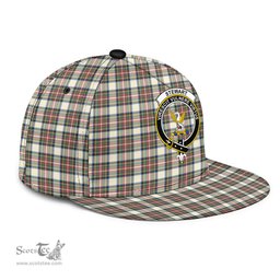 Scottish Stewart Dress Ancient Clan Tartan Snapback Hat - Crest Classic Scottish Plaid Tartan Plaid