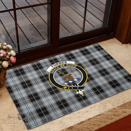 Scottish Forbes Dress Originaux Clan Tartan Rubber Door Mat - Classic Scottish Plaid Tartan Plaid