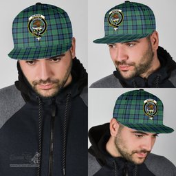 Scottish Graham of Menteith Ancient Clan Tartan Snapback Hat - Crest Classic Scottish Plaid Tartan Plaid