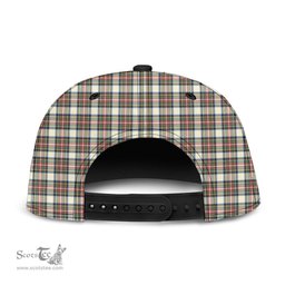 Scottish Stewart Dress Ancient Clan Tartan Snapback Hat - Crest Classic Scottish Plaid Tartan Plaid