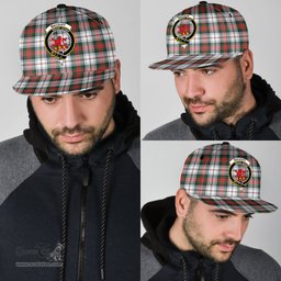 Scottish MacDuff Dress Modern Clan Tartan Snapback Hat - Crest Classic Scottish Plaid Tartan Plaid