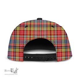 Scottish Ogilvie of Airlie Ancient Clan Tartan Snapback Hat - Crest Classic Scottish Plaid Tartan Plaid