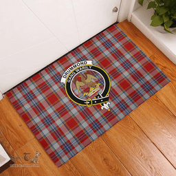 Scottish Drummond of Perth Dress 02 Clan Tartan Rubber Door Mat - Classic Scottish Plaid Tartan Plaid