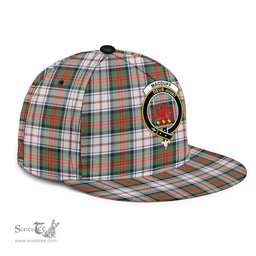 Scottish MacDuff Dress Ancient Clan Tartan Snapback Hat - Crest Classic Scottish Plaid Tartan Plaid