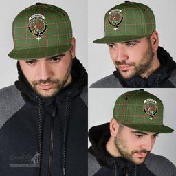 Scottish MacKinnon Hunting Modern Clan Tartan Snapback Hat - Crest Classic Scottish Plaid Tartan Plaid