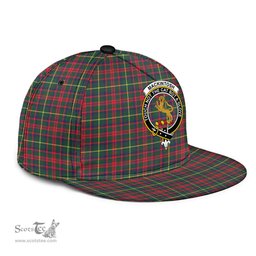 Scottish MacKintosh Hunting Modern Clan Tartan Snapback Hat - Crest Classic Scottish Plaid Tartan Plaid