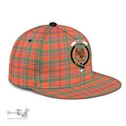 Scottish Munro Ancient Clan Tartan Snapback Hat - Crest Classic Scottish Plaid Tartan Plaid
