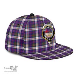 Scottish MacDonald Dress Modern Clan Tartan Snapback Hat - Crest Classic Scottish Plaid Tartan Plaid
