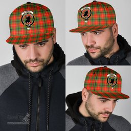 Scottish Turnbull Dress Clan Tartan Snapback Hat - Crest Classic Scottish Plaid Tartan Plaid