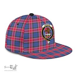 Scottish Graham of Menteith Red Clan Tartan Snapback Hat - Crest Classic Scottish Plaid Tartan Plaid