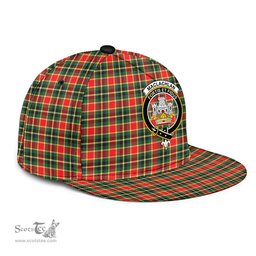 Scottish MacLachlan Hunting Modern Clan Tartan Snapback Hat - Crest Classic Scottish Plaid Tartan Plaid