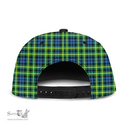 Scottish Campbell of Breadalbane Ancient Clan Tartan Snapback Hat - Crest Classic Scottish Plaid Tartan Plaid