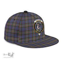 Scottish Fletcher of Dunans Clan Tartan Snapback Hat - Crest Classic Scottish Plaid Tartan Plaid