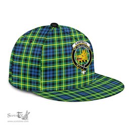 Scottish Campbell of Breadalbane Ancient Clan Tartan Snapback Hat - Crest Classic Scottish Plaid Tartan Plaid