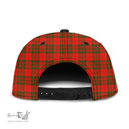 Scottish Livingstone Modern Clan Tartan Snapback Hat - Crest Classic Scottish Plaid Tartan Plaid