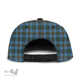 Scottish Cockburn Modern Clan Tartan Snapback Hat - Crest Classic Scottish Plaid Tartan Plaid