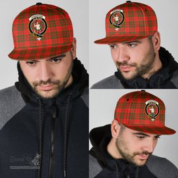 Scottish Livingstone Modern Clan Tartan Snapback Hat - Crest Classic Scottish Plaid Tartan Plaid