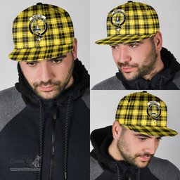 Scottish Barclay Dress Modern Clan Tartan Snapback Hat - Crest Classic Scottish Plaid Tartan Plaid