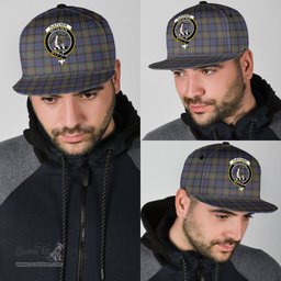 Scottish Fletcher of Dunans Clan Tartan Snapback Hat - Crest Classic Scottish Plaid Tartan Plaid