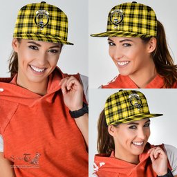 Scottish Barclay Dress Modern Clan Tartan Snapback Hat - Crest Classic Scottish Plaid Tartan Plaid