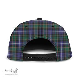 Scottish MacRae Hunting Modern Clan Tartan Snapback Hat - Crest Classic Scottish Plaid Tartan Plaid