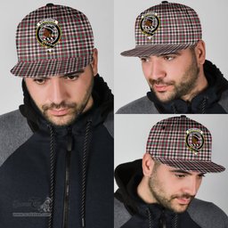 Scottish Borthwick Dress Ancient Clan Tartan Snapback Hat - Crest Classic Scottish Plaid Tartan Plaid