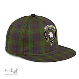 Scottish Cunningham Hunting Modern Clan Tartan Snapback Hat - Crest Classic Scottish Plaid Tartan Plaid