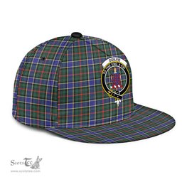 Scottish Ogilvie Hunting Modern Clan Tartan Snapback Hat - Crest Classic Scottish Plaid Tartan Plaid