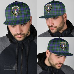 Scottish Robertson Hunting Modern Clan Tartan Snapback Hat - Crest Classic Scottish Plaid Tartan Plaid