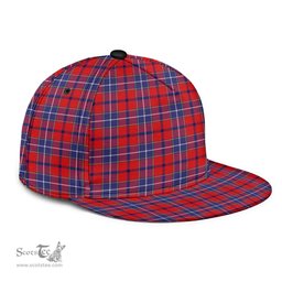Scottish Wishart Dress Clan Tartan Snapback Hat - Classic Scottish Plaid Tartan Plaid